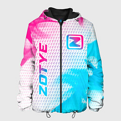 Мужская куртка Zotye neon gradient style: надпись, символ