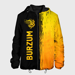 Мужская куртка Burzum - gold gradient: по-вертикали