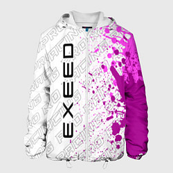 Куртка с капюшоном мужская Exeed pro racing: по-вертикали, цвет: 3D-белый