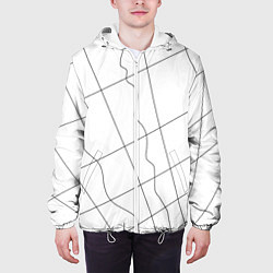 Куртка с капюшоном мужская Перспектива, цвет: 3D-белый — фото 2