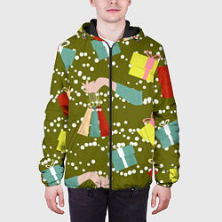 Куртка с капюшоном мужская Подарки и сувениры, цвет: 3D-черный — фото 2