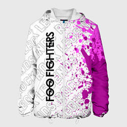 Куртка с капюшоном мужская Foo Fighters rock legends: по-вертикали, цвет: 3D-белый