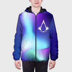 Куртка с капюшоном мужская Assassins Creed northern cold, цвет: 3D-черный — фото 2