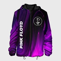 Куртка с капюшоном мужская Pink Floyd violet plasma, цвет: 3D-черный