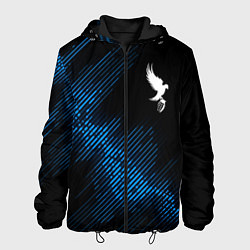 Куртка с капюшоном мужская Hollywood Undead звуковая волна, цвет: 3D-черный