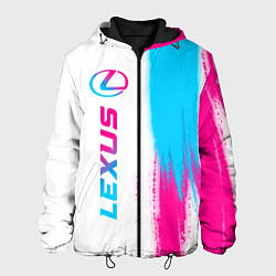 Мужская куртка Lexus neon gradient style: по-вертикали