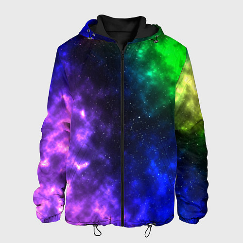 Мужская куртка Космос мультицвет / 3D-Черный – фото 1