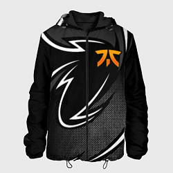 Куртка с капюшоном мужская Fnatic - white line, цвет: 3D-черный