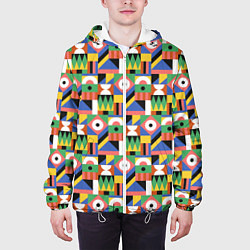 Куртка с капюшоном мужская African mode, цвет: 3D-белый — фото 2