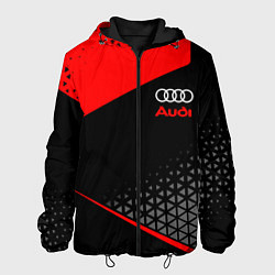 Куртка с капюшоном мужская Ауди - sportwear, цвет: 3D-черный