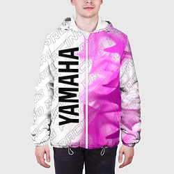 Куртка с капюшоном мужская Yamaha pro racing: по-вертикали, цвет: 3D-белый — фото 2