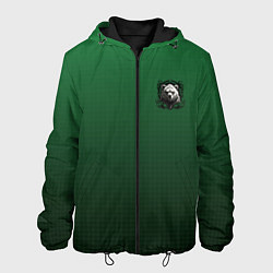 Куртка с капюшоном мужская Победоносный медведь, цвет: 3D-черный