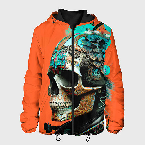 Мужская куртка Art skull - irezumi - Japan / 3D-Черный – фото 1