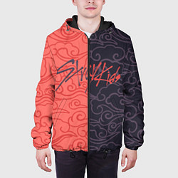 Куртка с капюшоном мужская Strey Kids x Anime, цвет: 3D-черный — фото 2