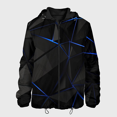 Мужская куртка Black blue style / 3D-Черный – фото 1