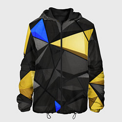 Мужская куртка Black yellow elements