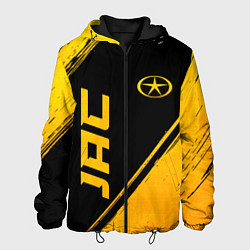 Мужская куртка JAC - gold gradient: надпись, символ
