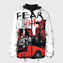 Куртка с капюшоном мужская Fear This, цвет: 3D-черный