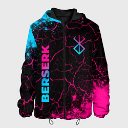Мужская куртка Berserk - neon gradient: надпись, символ