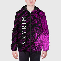 Куртка с капюшоном мужская Skyrim pro gaming: по-вертикали, цвет: 3D-черный — фото 2