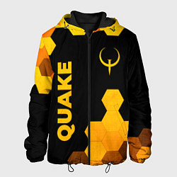Мужская куртка Quake - gold gradient вертикально