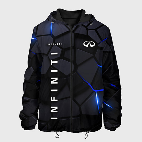 Мужская куртка Infiniti - плиты с эффектом свечения / 3D-Черный – фото 1