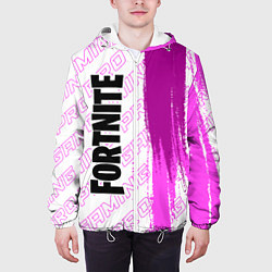 Куртка с капюшоном мужская Fortnite pro gaming по-вертикали, цвет: 3D-белый — фото 2
