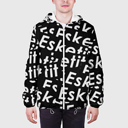 Куртка с капюшоном мужская Esskeetit rap, цвет: 3D-белый — фото 2