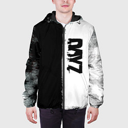 Куртка с капюшоном мужская Dayz черно белый ужас, цвет: 3D-черный — фото 2