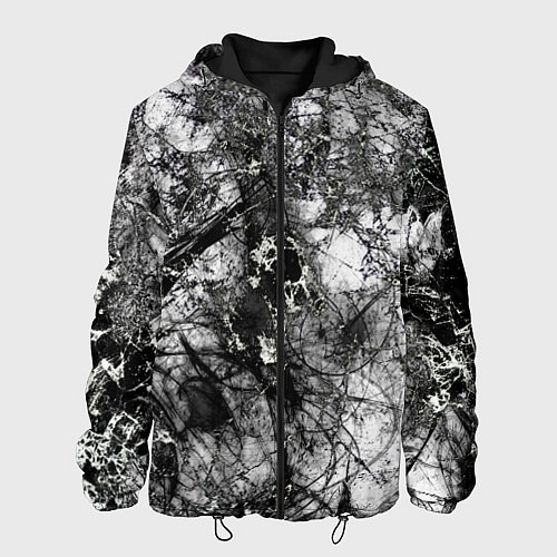 Мужская куртка Белый лес камуфляж / 3D-Черный – фото 1
