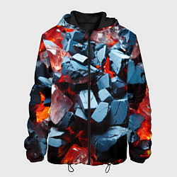 Мужская куртка Янтарные камни асбтракция