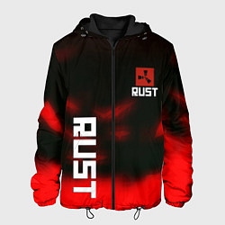 Куртка с капюшоном мужская Rust the game colors, цвет: 3D-черный
