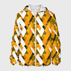 Мужская куртка White and yellow shapes