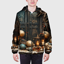 Куртка с капюшоном мужская Витрина игрушечек, цвет: 3D-черный — фото 2