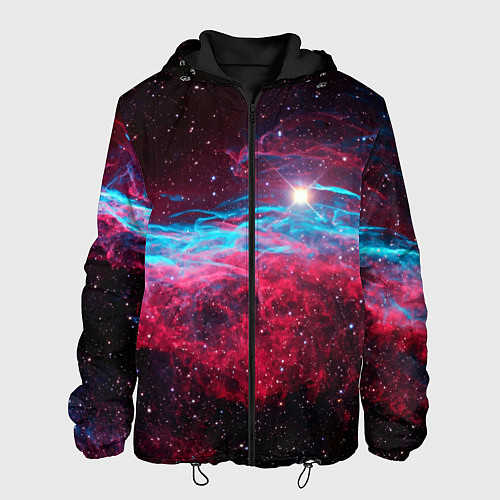 Мужская куртка Uy scuti star - neon space / 3D-Черный – фото 1