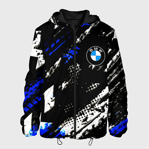 Мужская куртка BMW stripes color auto sport / 3D-Черный – фото 1
