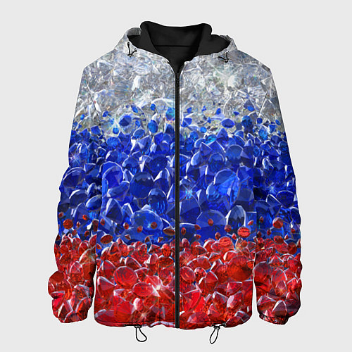 Мужская куртка Российские драгоценные камни / 3D-Черный – фото 1