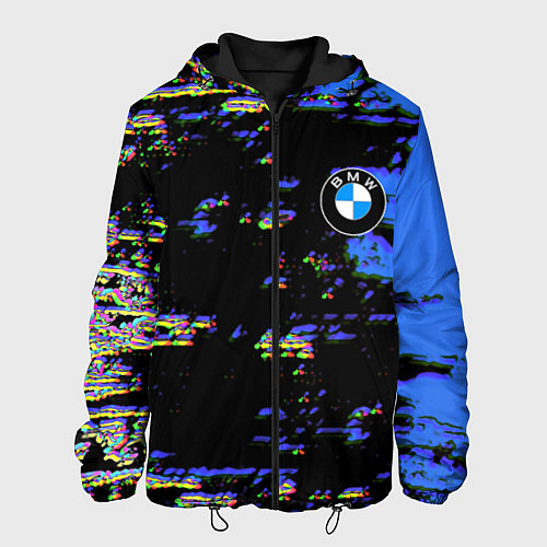 Мужская куртка BMW краски абстракция / 3D-Черный – фото 1