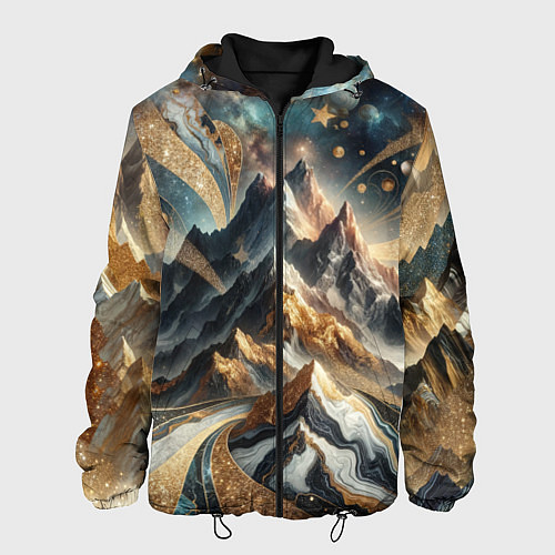 Мужская куртка Золотые горы / 3D-Черный – фото 1