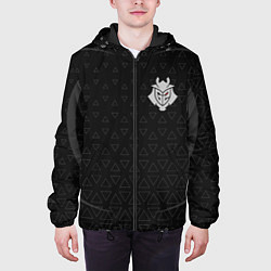 Куртка с капюшоном мужская G2 triangle uniform, цвет: 3D-черный — фото 2