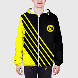 Куртка с капюшоном мужская Borussia sport line uniform, цвет: 3D-белый — фото 2