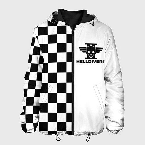 Мужская куртка Helldivers 2: Chess Logo / 3D-Черный – фото 1