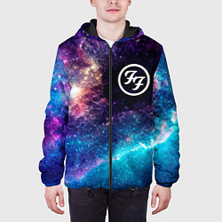 Куртка с капюшоном мужская Foo Fighters space rock, цвет: 3D-черный — фото 2