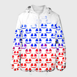 Куртка с капюшоном мужская Marshmello russia color, цвет: 3D-белый