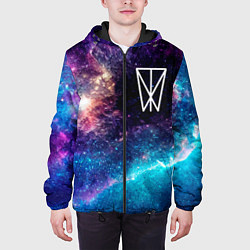 Куртка с капюшоном мужская Within Temptation space rock, цвет: 3D-черный — фото 2