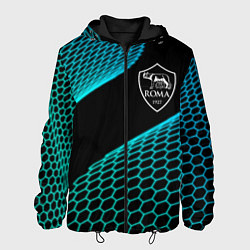 Куртка с капюшоном мужская Roma football net, цвет: 3D-черный