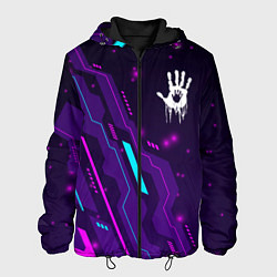 Куртка с капюшоном мужская Death Stranding neon gaming, цвет: 3D-черный