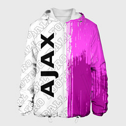 Мужская куртка Ajax pro football по-вертикали