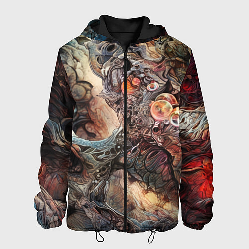 Мужская куртка Бесконечный хаос / 3D-Черный – фото 1