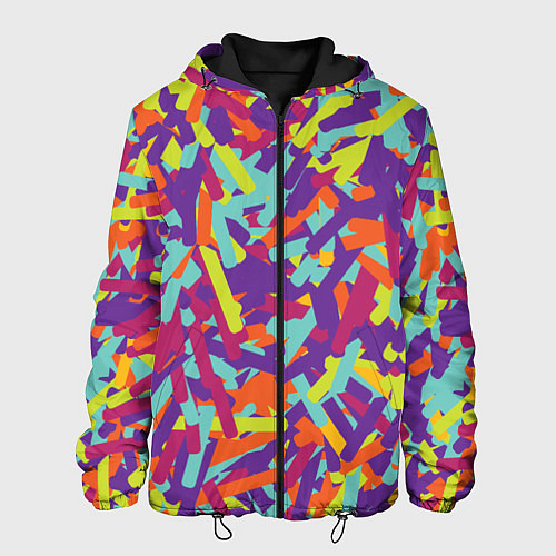 Мужская куртка Конфитти / 3D-Черный – фото 1